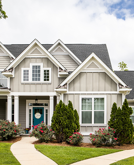 Front door of a house